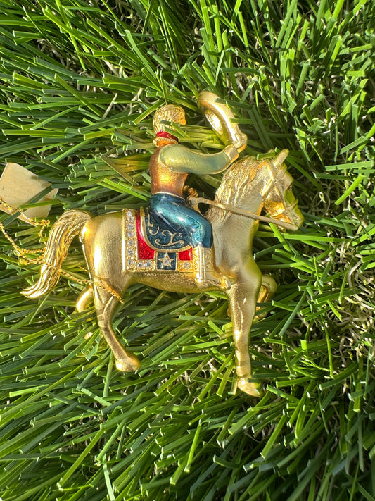 Estée Lauder Cowboy Solid Perfume Compact Trinket