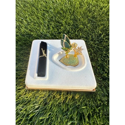 2001 Estee Lauder "FAIRY" PLEASURES Solid Perfume Compact