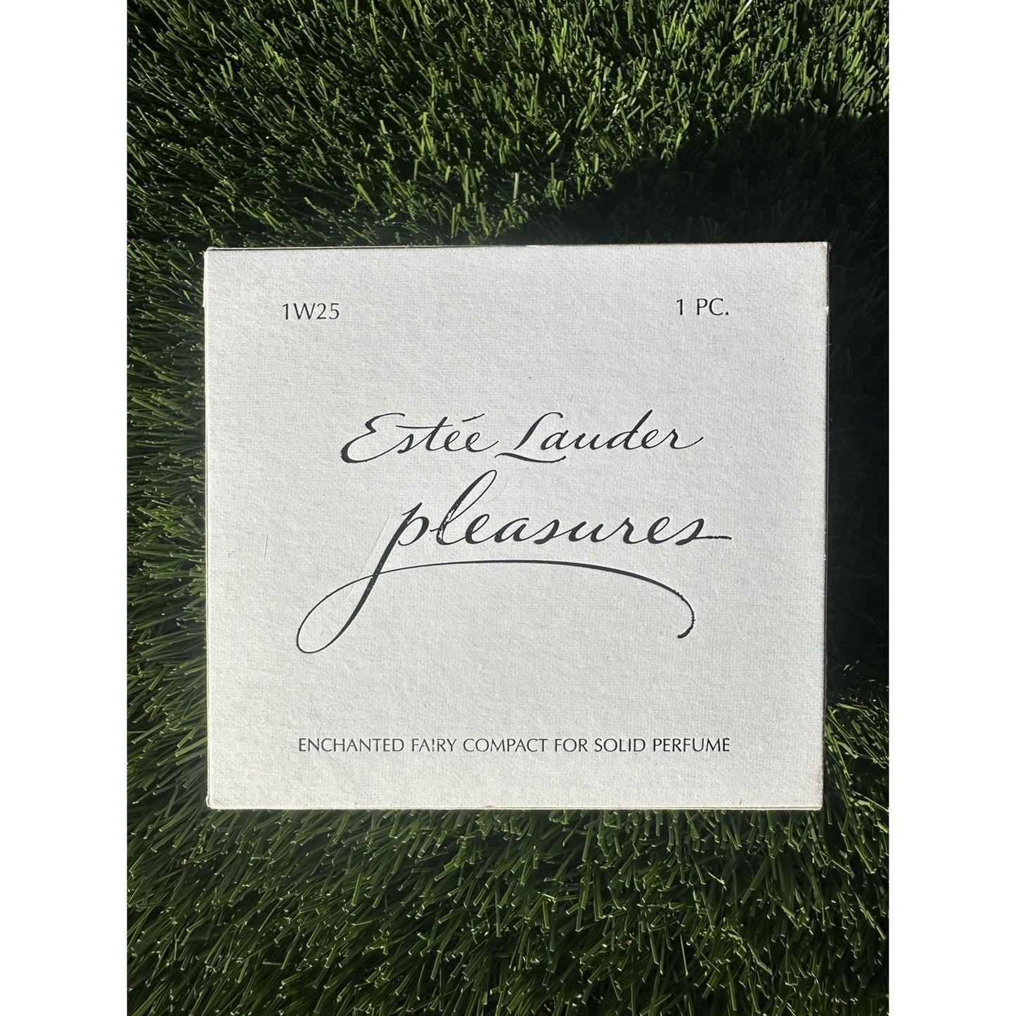 ⭐️Estee Lauder PLEASURES "ENCHANTED FAIRY" Solid Perfume Compact with Pouch⭐️
