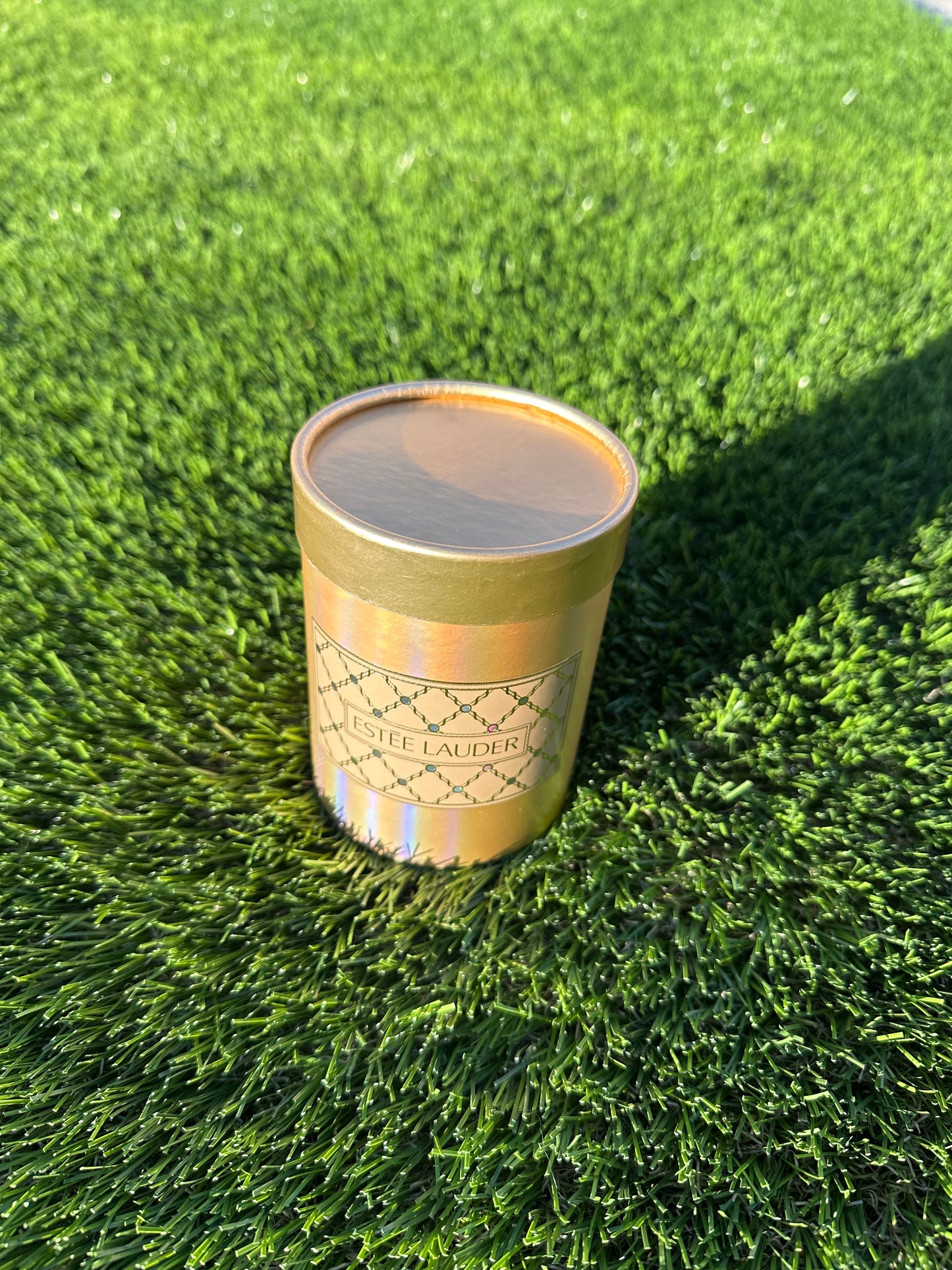 Estée Lauder sparkling Polar Bear Solid Perfume Compact Trinket