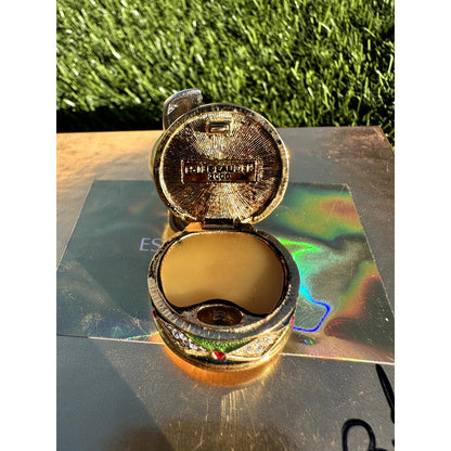 Estee Lauder 'Silver Juggling Seal' Solid Perfume Compact