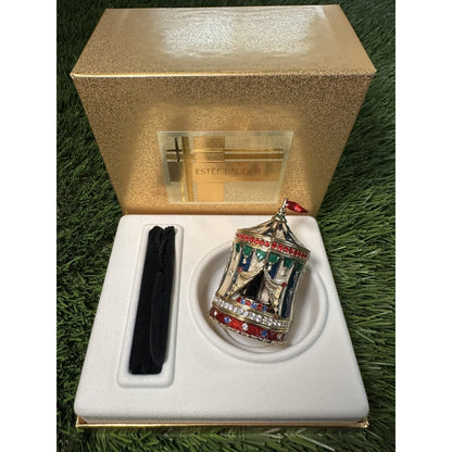 Estée Lauder Beautiful Circus Tent Solid Perfume Compact 2001 w/ Box