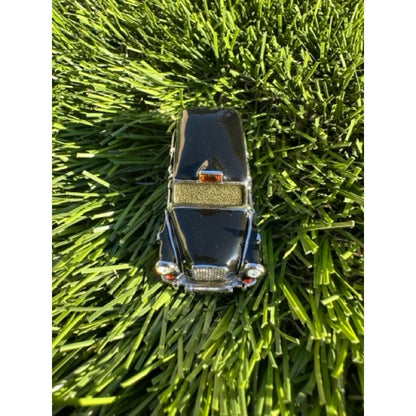 Estee Lauder Pleasures London Taxi Solid Perfume Compact NIB Gold Case + Box