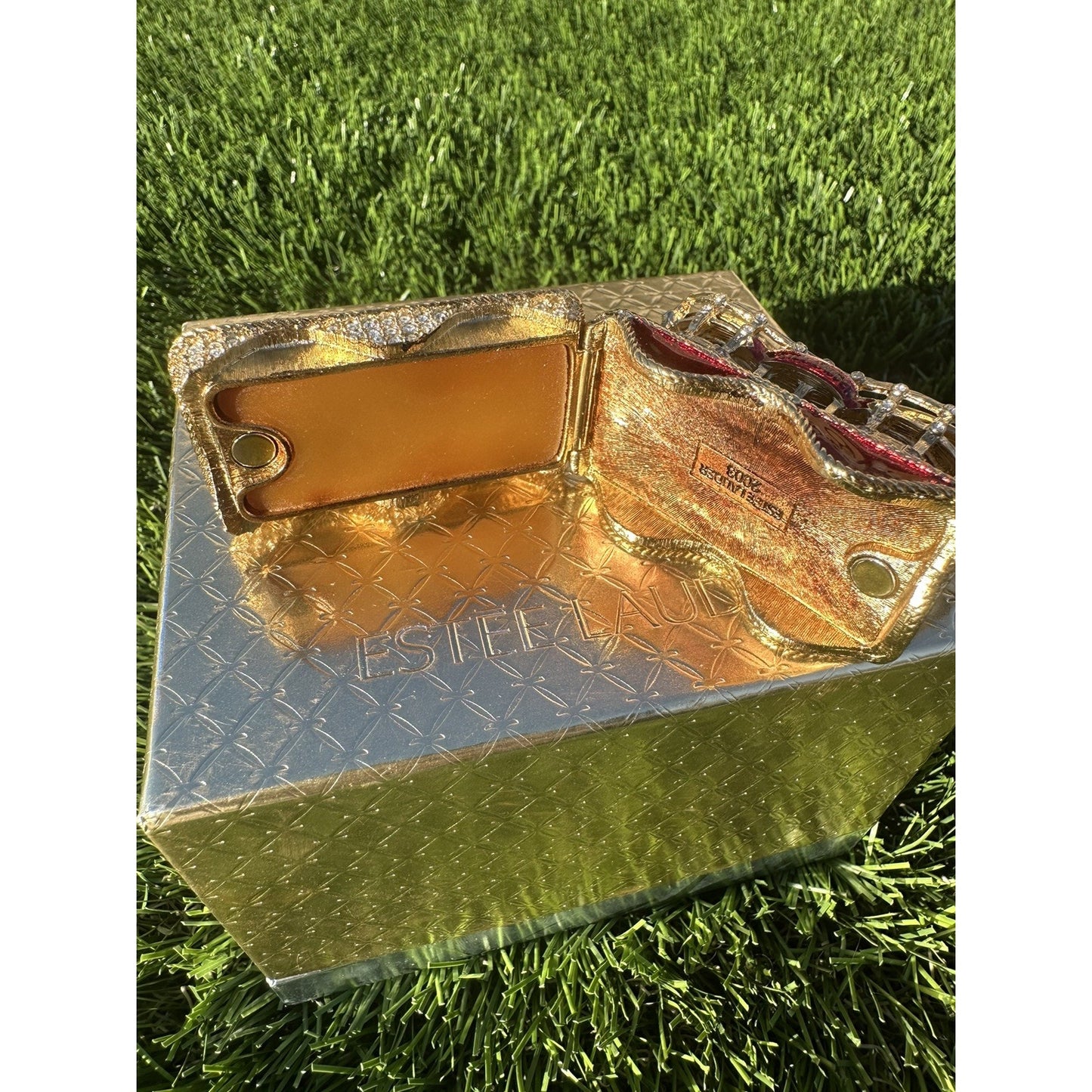 ⭐️Estee Lauder 'Rollicking Roller Coaster' Solid Perfume Compact⭐️