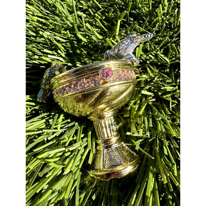 ⭐️Estee Lauder Solid Perfume Compact Bird Bath Birdbath⭐️