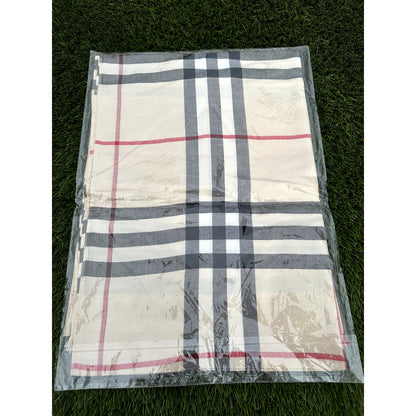 NWT Vintage Burberry London Cashmere Scarf - Unopened Deadstock - 102PQ Beetroot