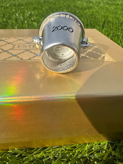 Estée Lauder New Year’s 2000 Champagne Compact perfume Trinket