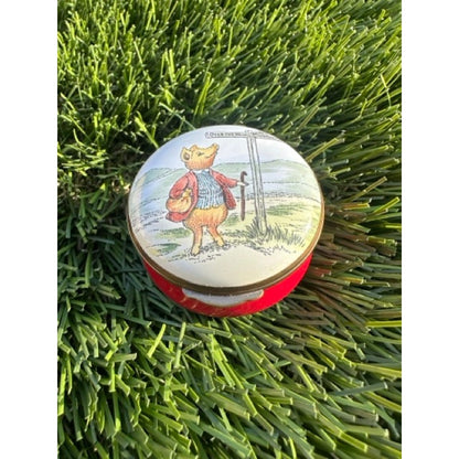 Crummles Beatrix Potter Enamel Trinket Box - Pigling Bland at Signpost - Boxed