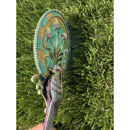 ⭐️ Two's Company Mandalay Austrian Crystal Hand Mirror⭐️