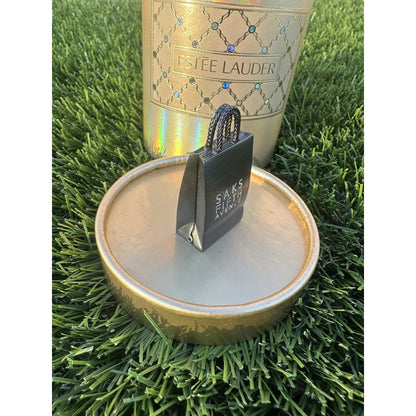 ⭐️Estee Lauder Saks Fifth Avenue Shopping Bag Perfume Solid⭐️
