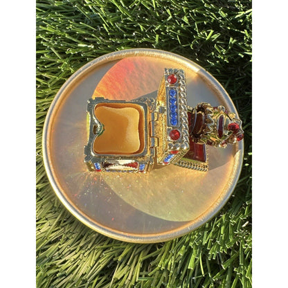 ⭐️Estee Lauder 1999 Jack in the Box Solid Perfume White Linen⭐️