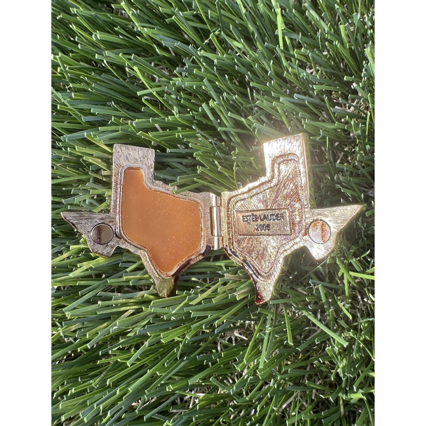⭐️Estee Lauder Limited Edition " Lone Star State" Solid Perfume Compact BNIB⭐️
