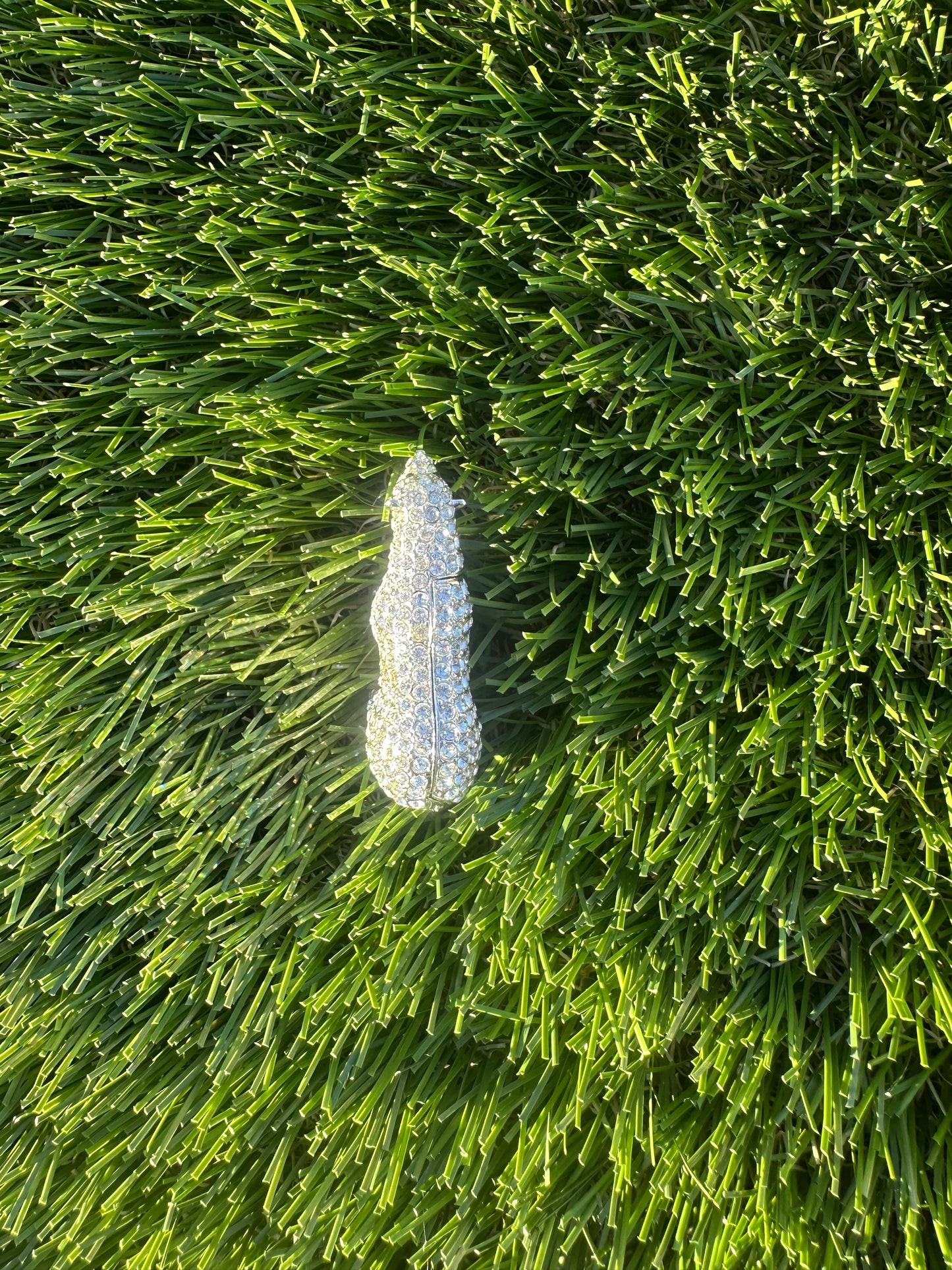 Estée Lauder sparkling Polar Bear Solid Perfume Compact Trinket