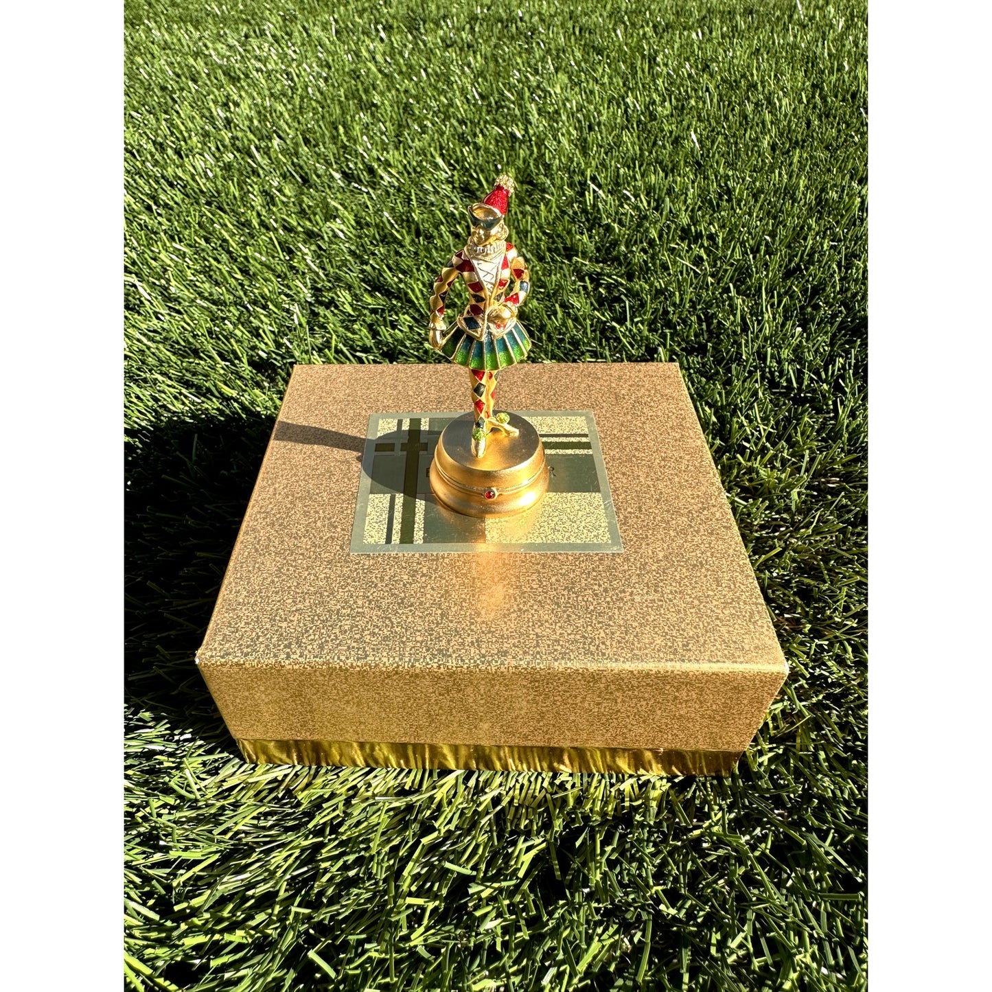 ⭐️ Estée Lauder Sparkly "Golden Pirouette" Solid Perfume Compact⭐️