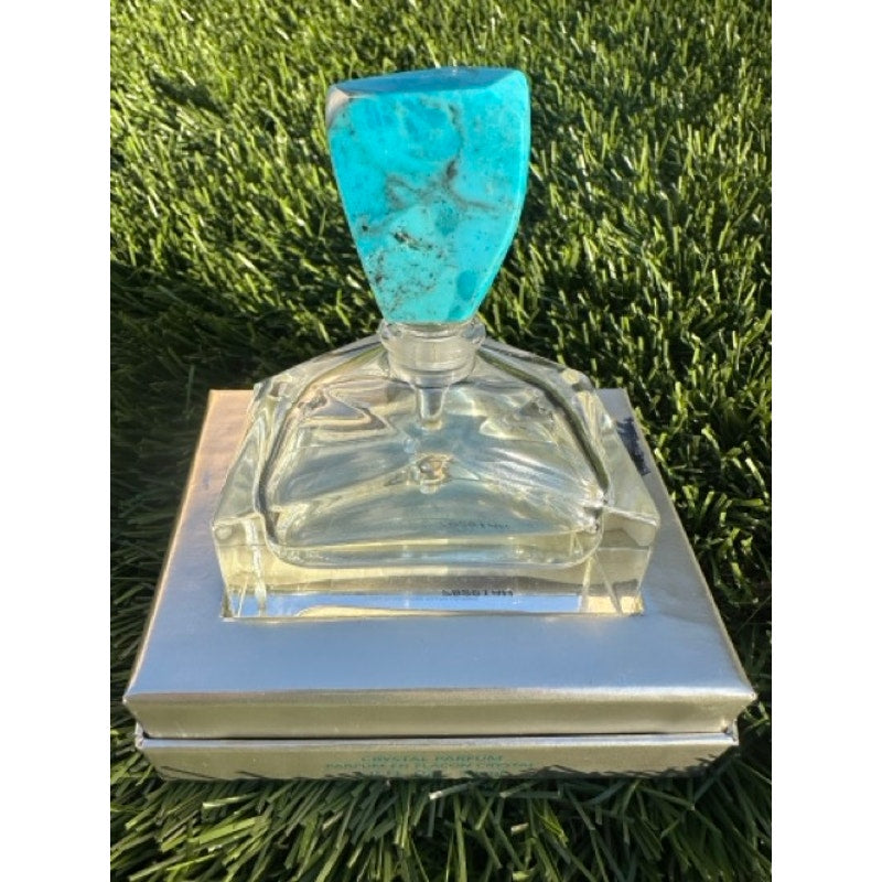 * PURE TURQUOISE by RALPH LAUREN * PURE PARFUM 1 oz~30 ml CRYSTAL bottle RARE