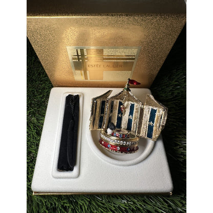 Estée Lauder Beautiful Circus Tent Solid Perfume Compact 2001 w/ Box