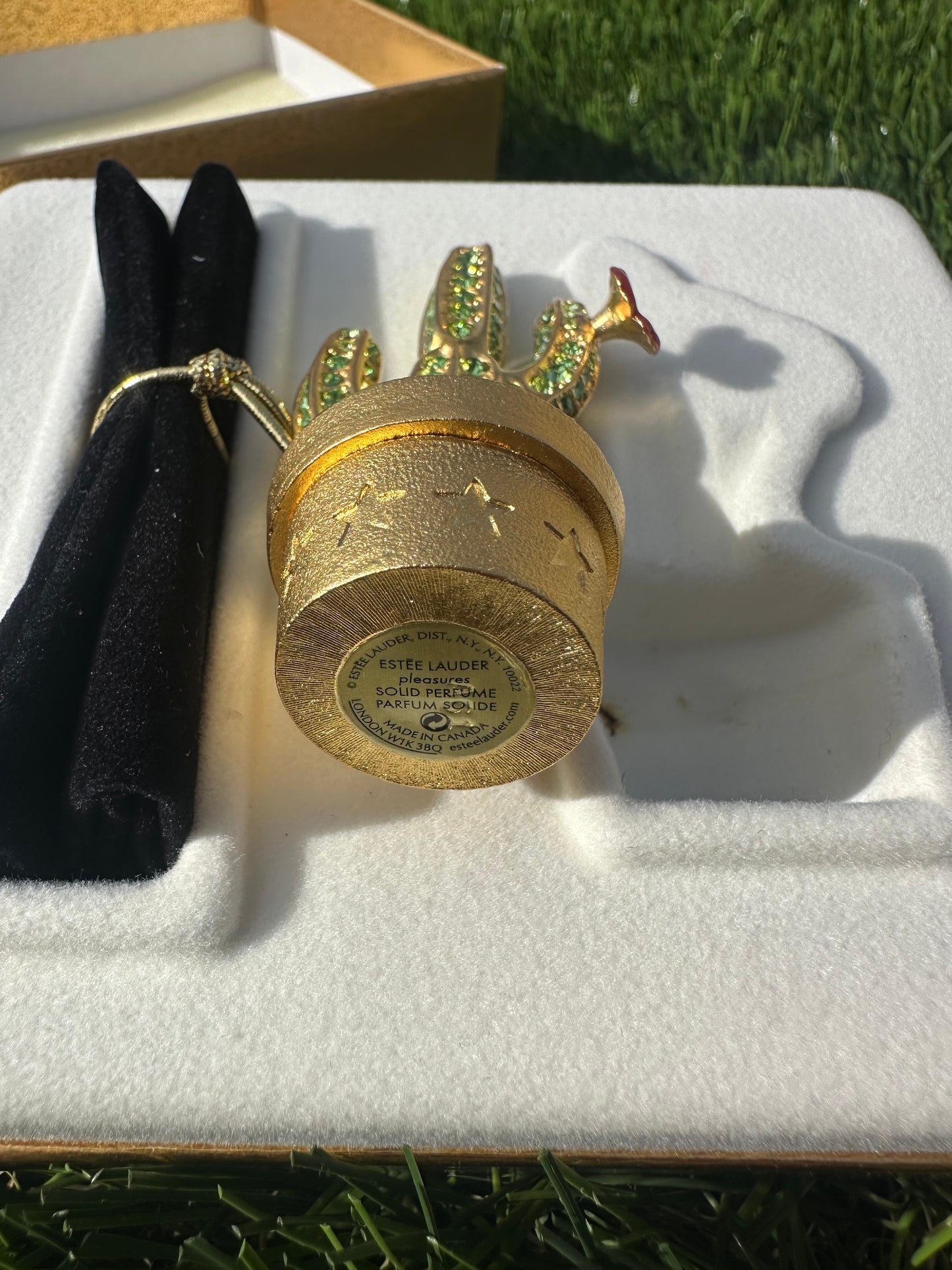 Estée Lauder Cactus Solid Perfume Compact Trinket