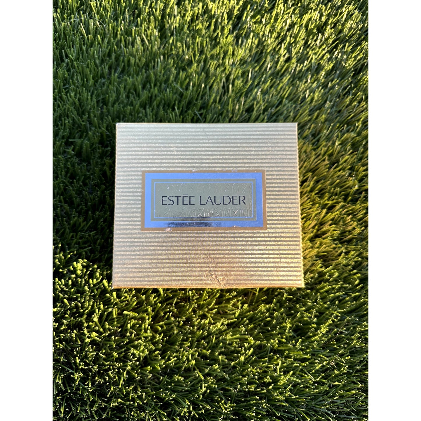 NIB! 1998 - Estee Lauder Knowing Panda Perfume Compact With Velvet Bag