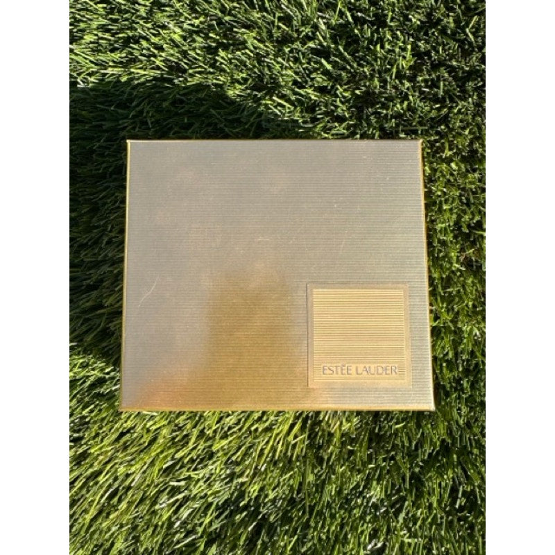Estee Lauder Pleasures London Taxi Solid Perfume Compact NIB Gold Case + Box