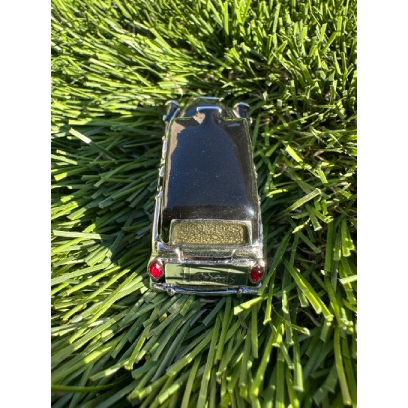 Estee Lauder Pleasures London Taxi Solid Perfume Compact NIB Gold Case + Box