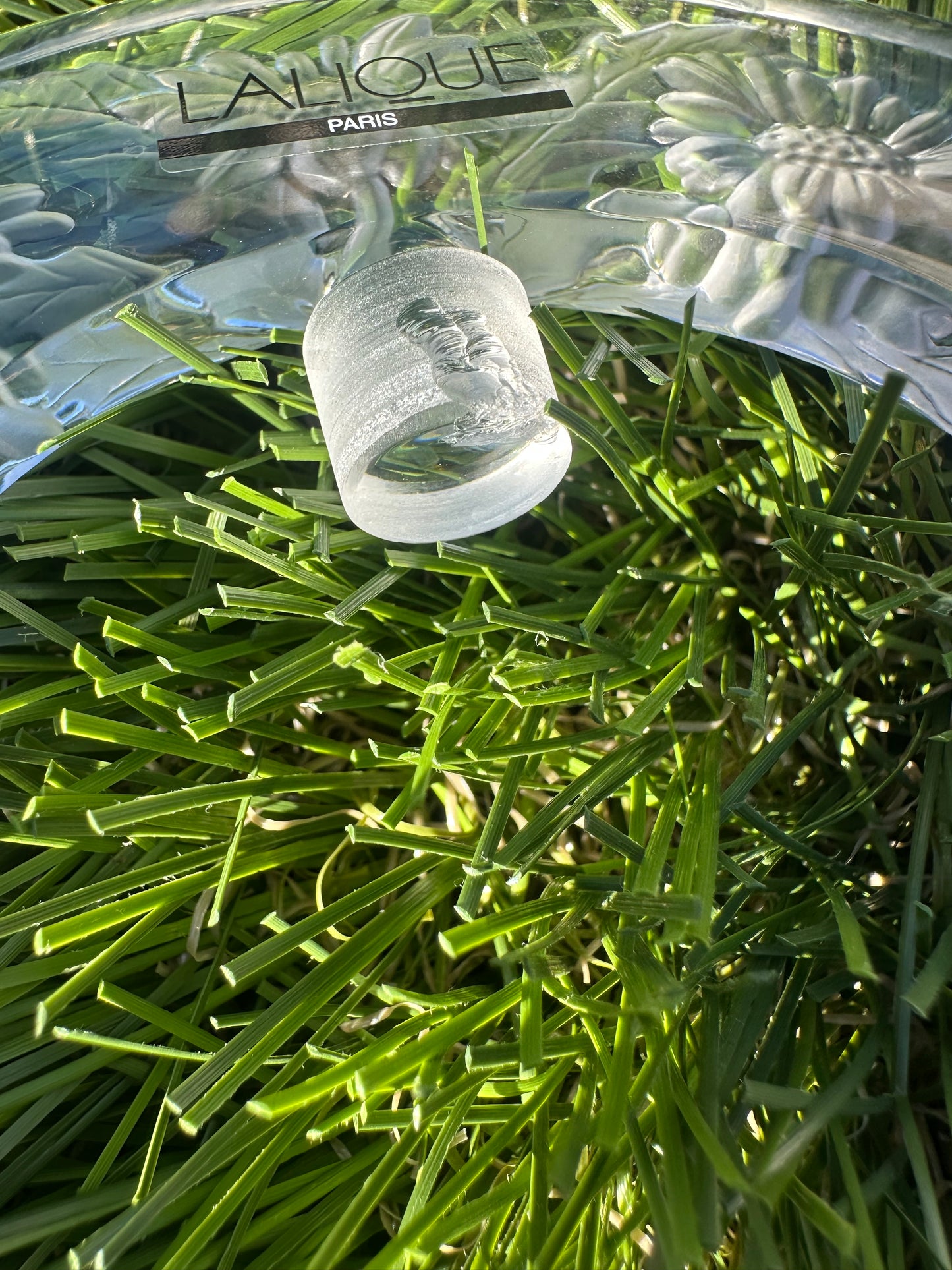 Lalique Crystal ALIQUE FOLIE Perfume Bottle