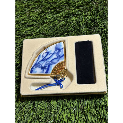 ⭐️Estee Lauder Japanese Tsuru Fan Lucidity Powder Compact⭐️