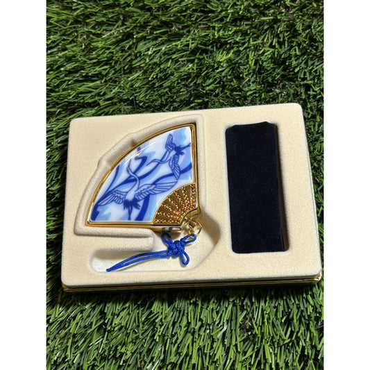 ⭐️Estee Lauder Japanese Tsuru Fan Lucidity Powder Compact⭐️