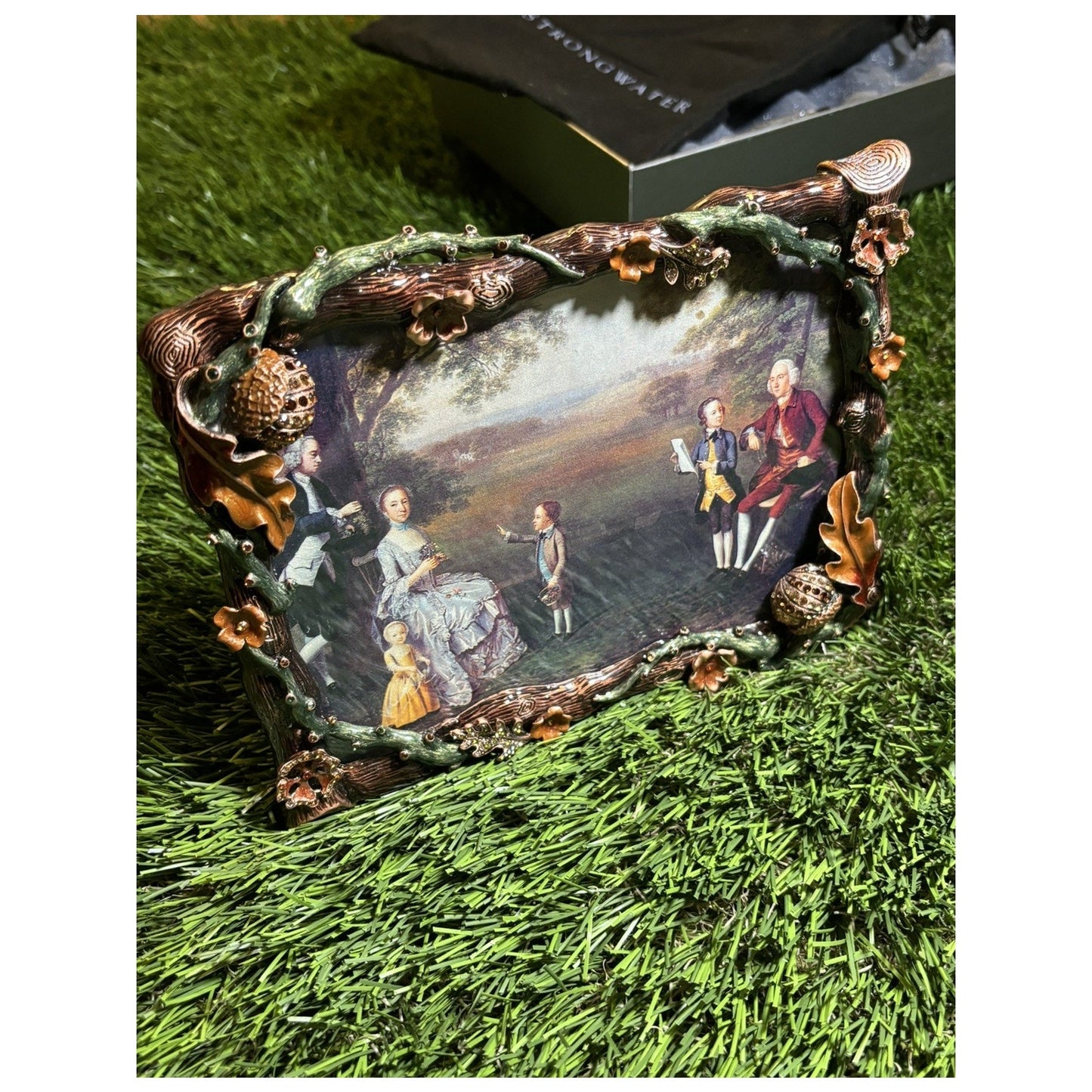 ⭐️ Jay Strongwater Art Nouveau Florentino Frame Flora & Fauna Collection⭐️
