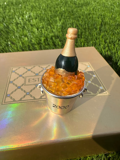 Estée Lauder New Year’s 2000 Champagne Compact perfume Trinket