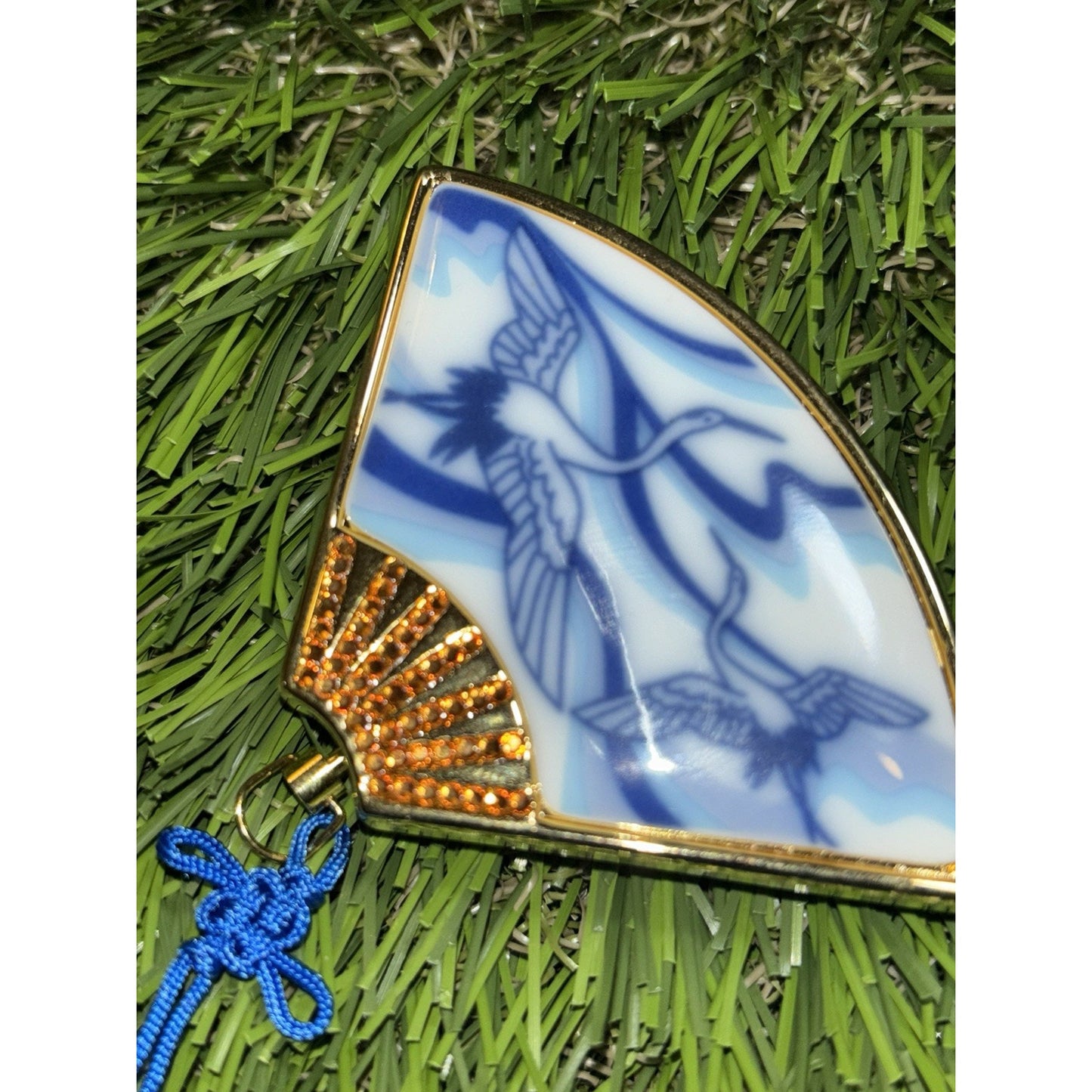 ⭐️Estee Lauder Japanese Tsuru Fan Lucidity Powder Compact⭐️