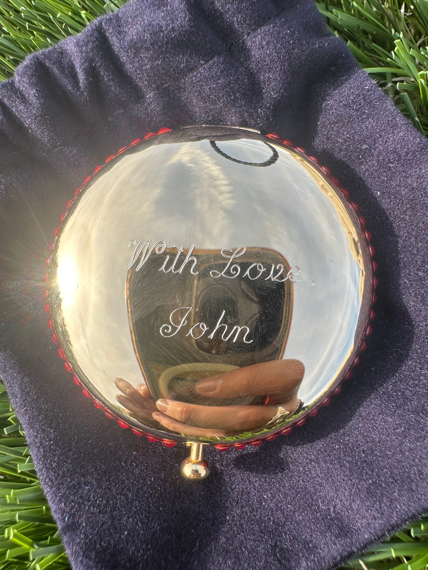 Estée Lauder Lucidity With Love Crystal Hearts Pressed Powder Compact 06 Transparent