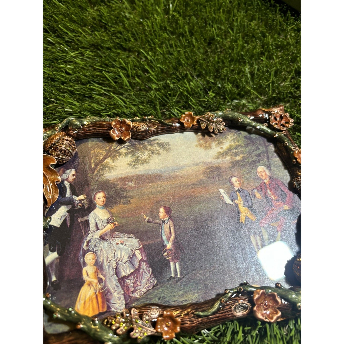 ⭐️ Jay Strongwater Art Nouveau Florentino Frame Flora & Fauna Collection⭐️