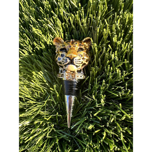Jay Strongwater Leopard Wine / Bottle Stopper