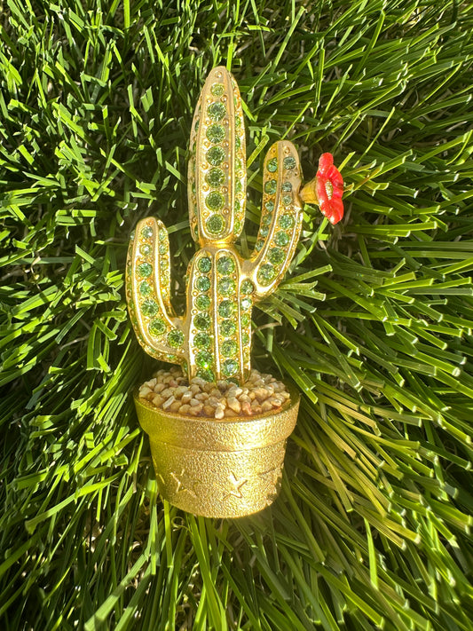 Estée Lauder Cactus Solid Perfume Compact Trinket