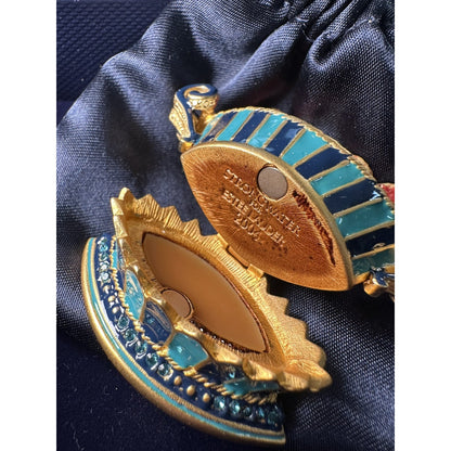 2004 ESTEE LAUDER JAY STRONGWATER TULIP QUARTET SOLID PERFUME COMPACT RARE