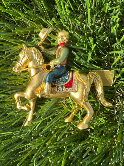 Estée Lauder Cowboy Solid Perfume Compact Trinket