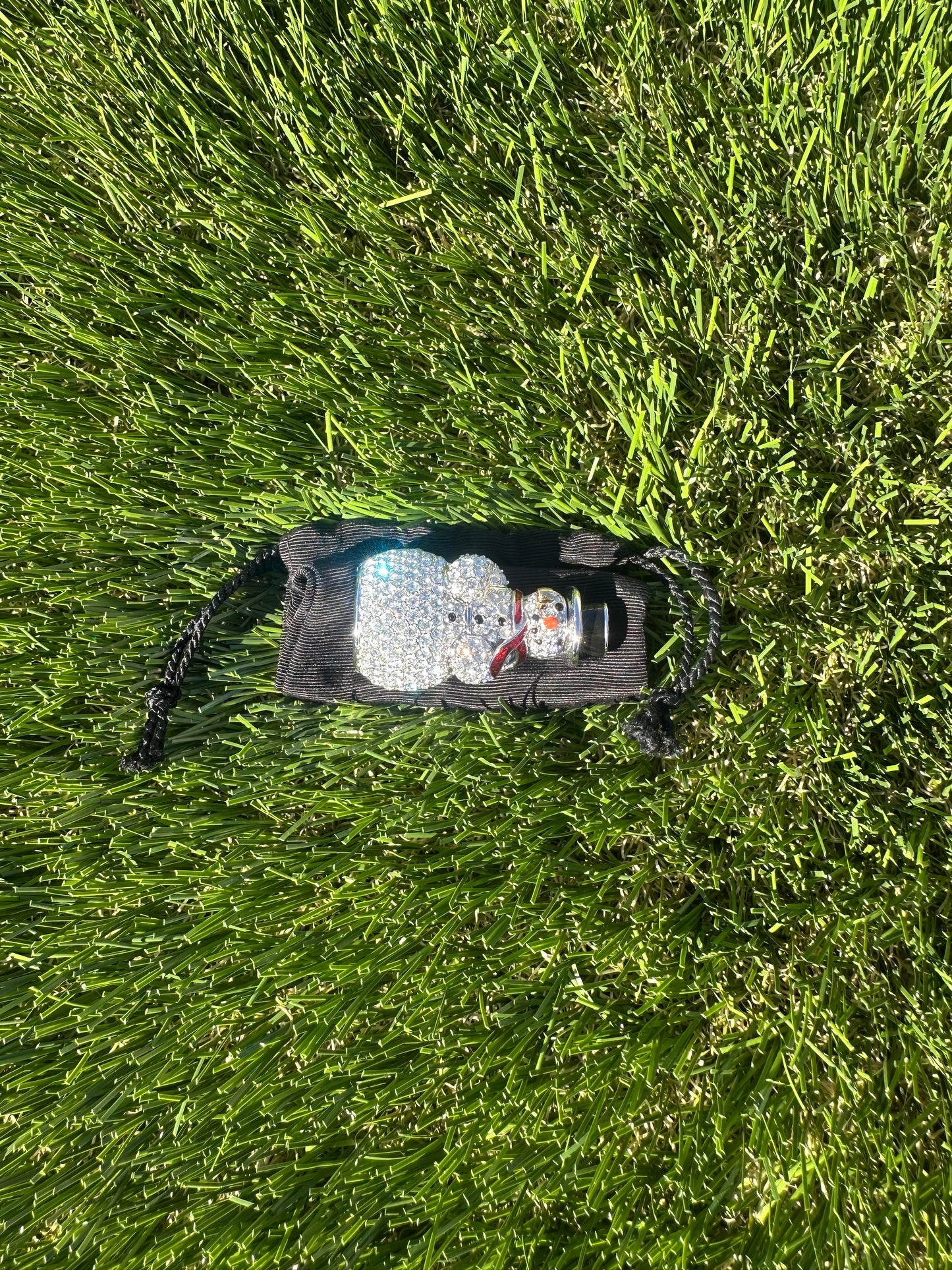 Estée Lauder Sparkling Snowman Compact Perfume Trinket