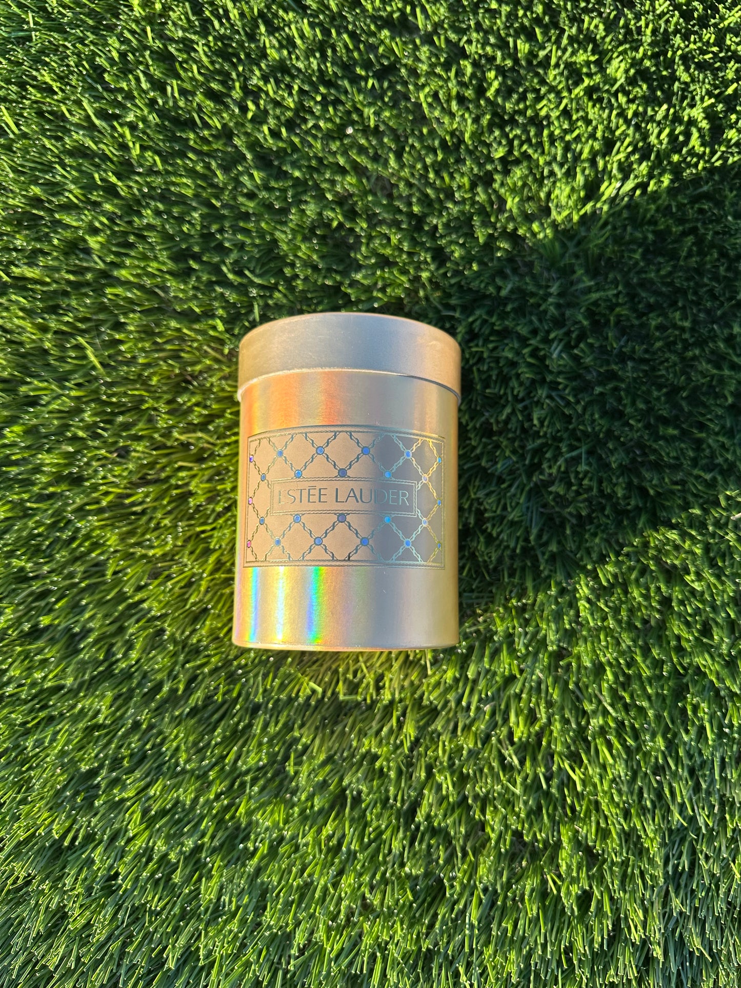 Vintage Estée Lauder Crystal Teddy Bear Perfume Compact / Trinket