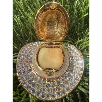 Estee Lauder 'Cowboy Hat' Gold Solid Perfume Compact