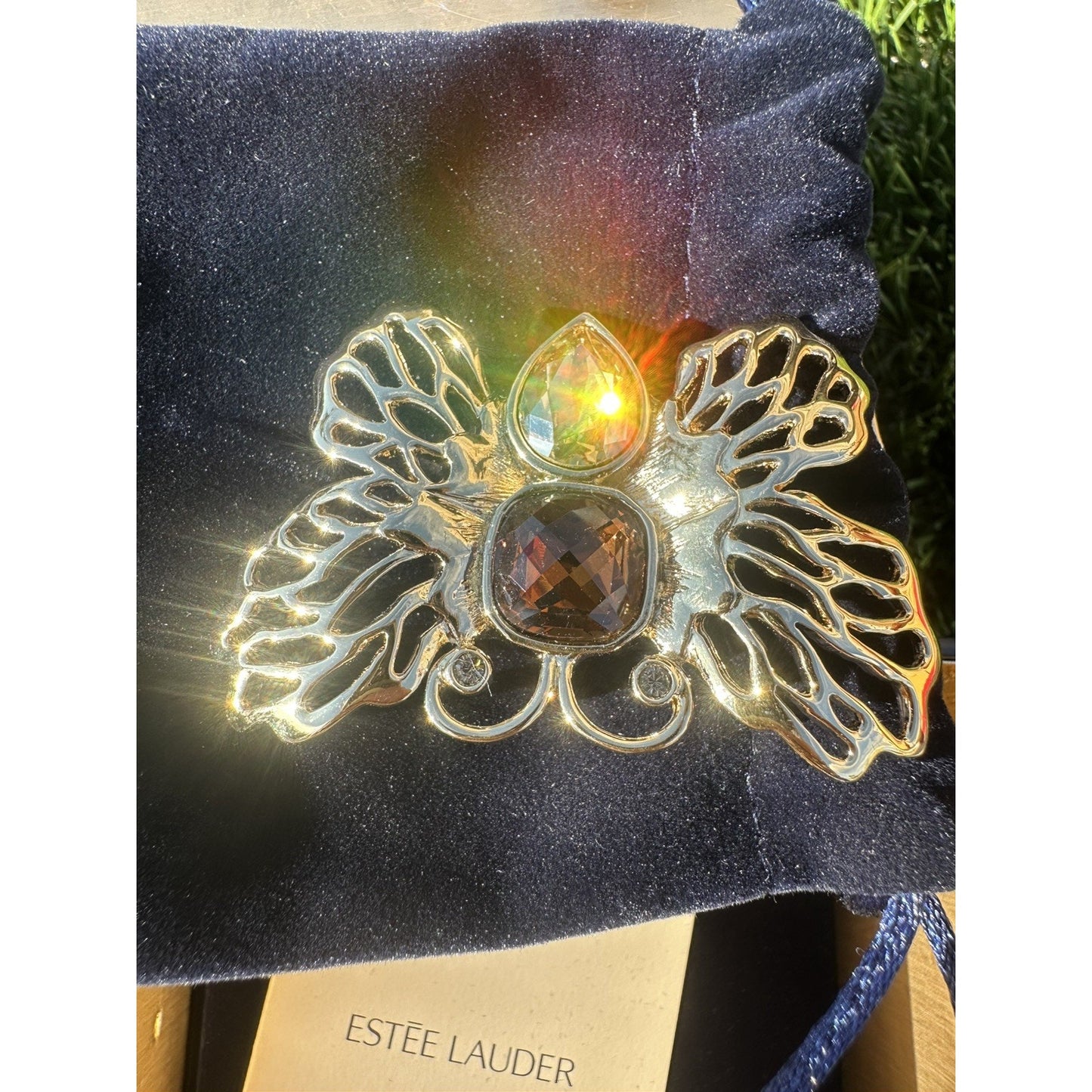 ⭐️Estee Lauder 'Delicate Butterfly' Solid Perfume Compact⭐️