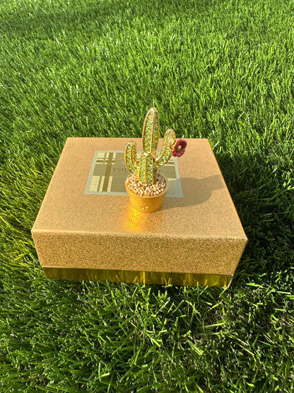 Estée Lauder Cactus Solid Perfume Compact Trinket