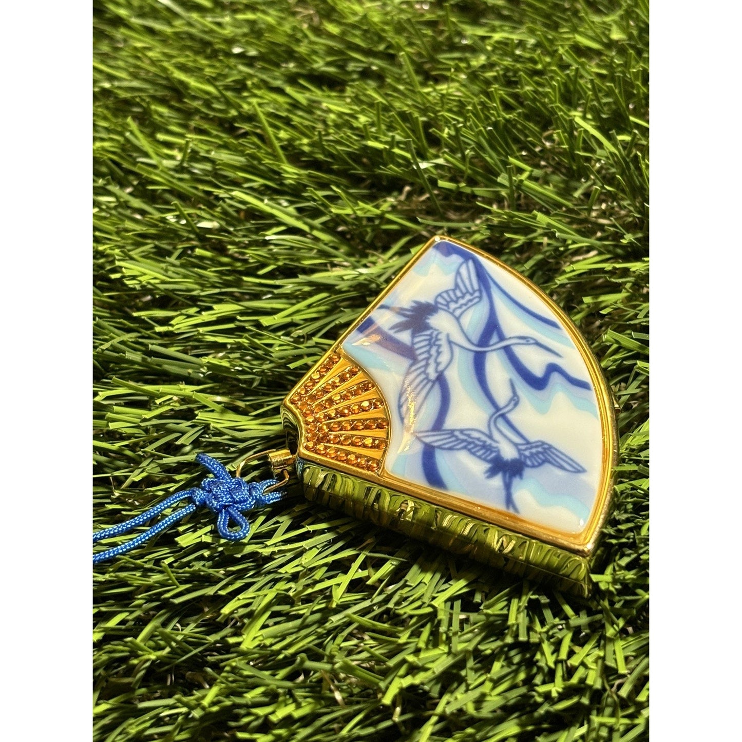 ⭐️Estee Lauder Japanese Tsuru Fan Lucidity Powder Compact⭐️
