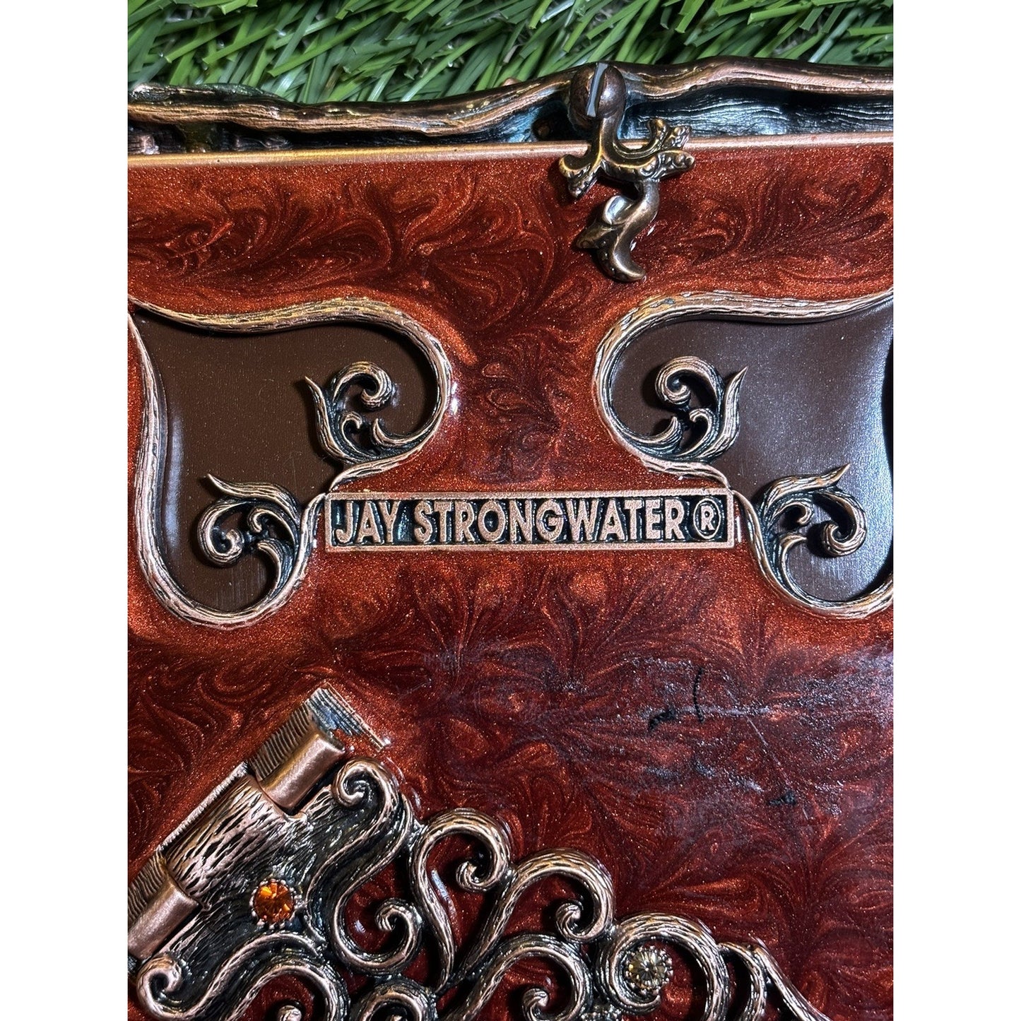 ⭐️ Jay Strongwater Art Nouveau Florentino Frame Flora & Fauna Collection⭐️