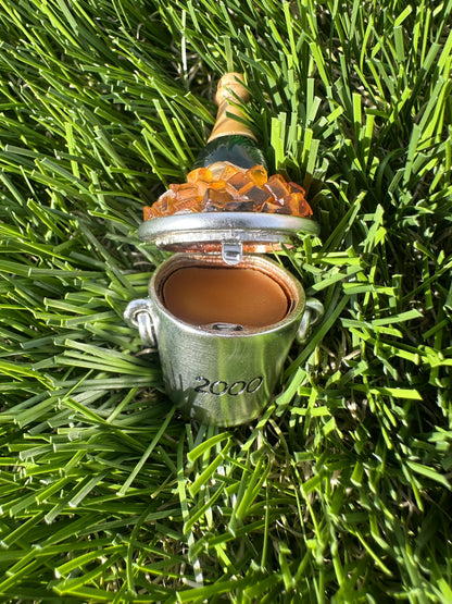 Estée Lauder New Year’s 2000 Champagne Compact perfume Trinket