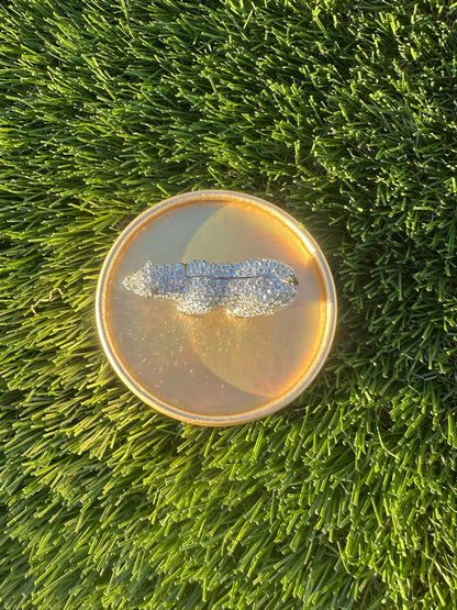 Estée Lauder sparkling Polar Bear Solid Perfume Compact Trinket