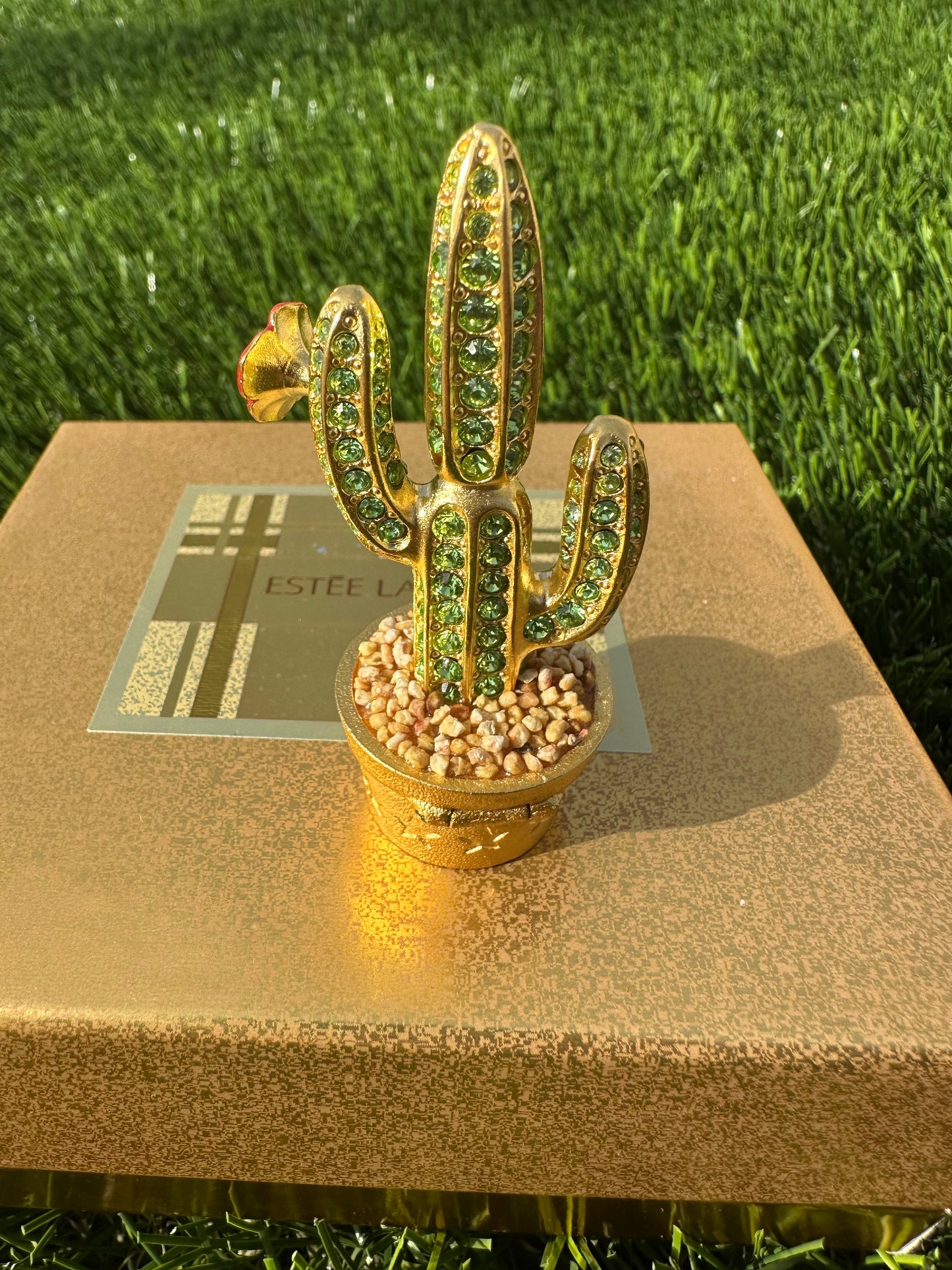 Estée Lauder Cactus Solid Perfume Compact Trinket
