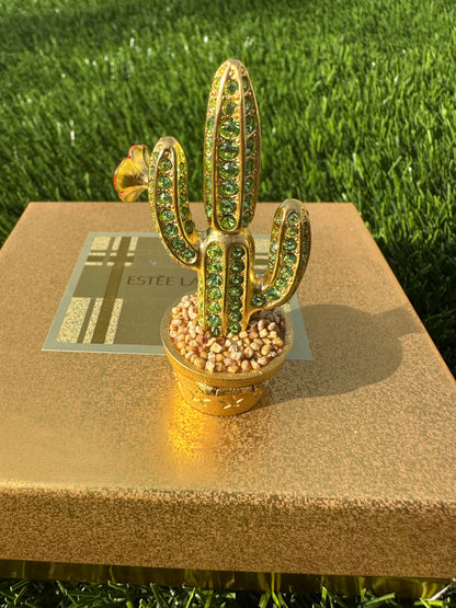 Estée Lauder Cactus Solid Perfume Compact Trinket