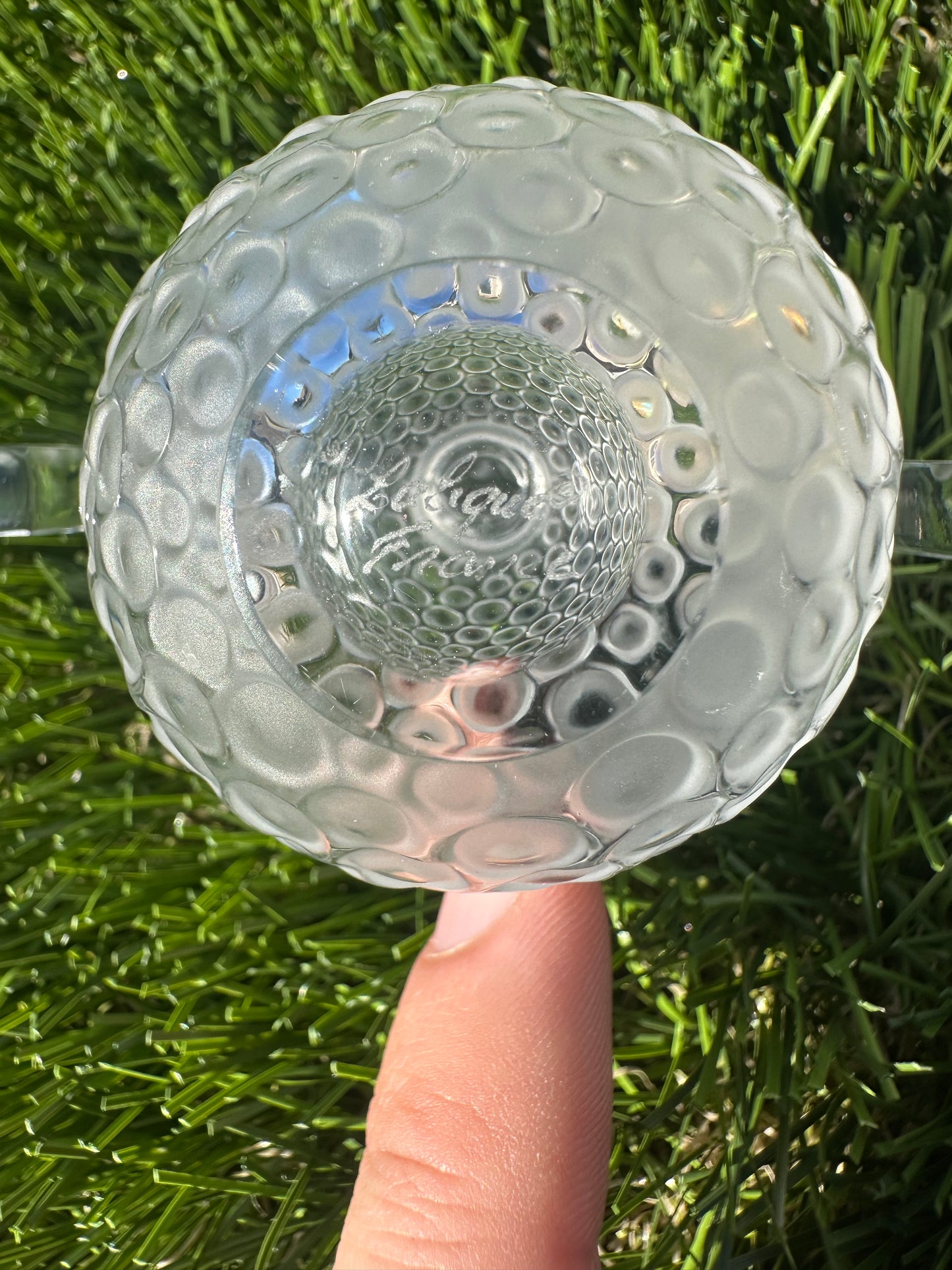 Lalique Crystal ALIQUE FOLIE Perfume Bottle