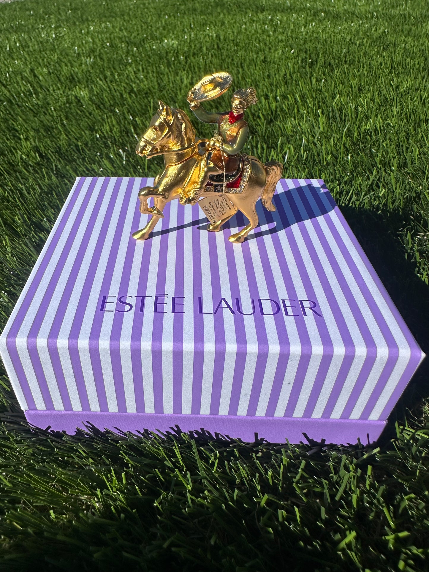 Estée Lauder Rodeo Cowgirl Perfume Compact Trinket