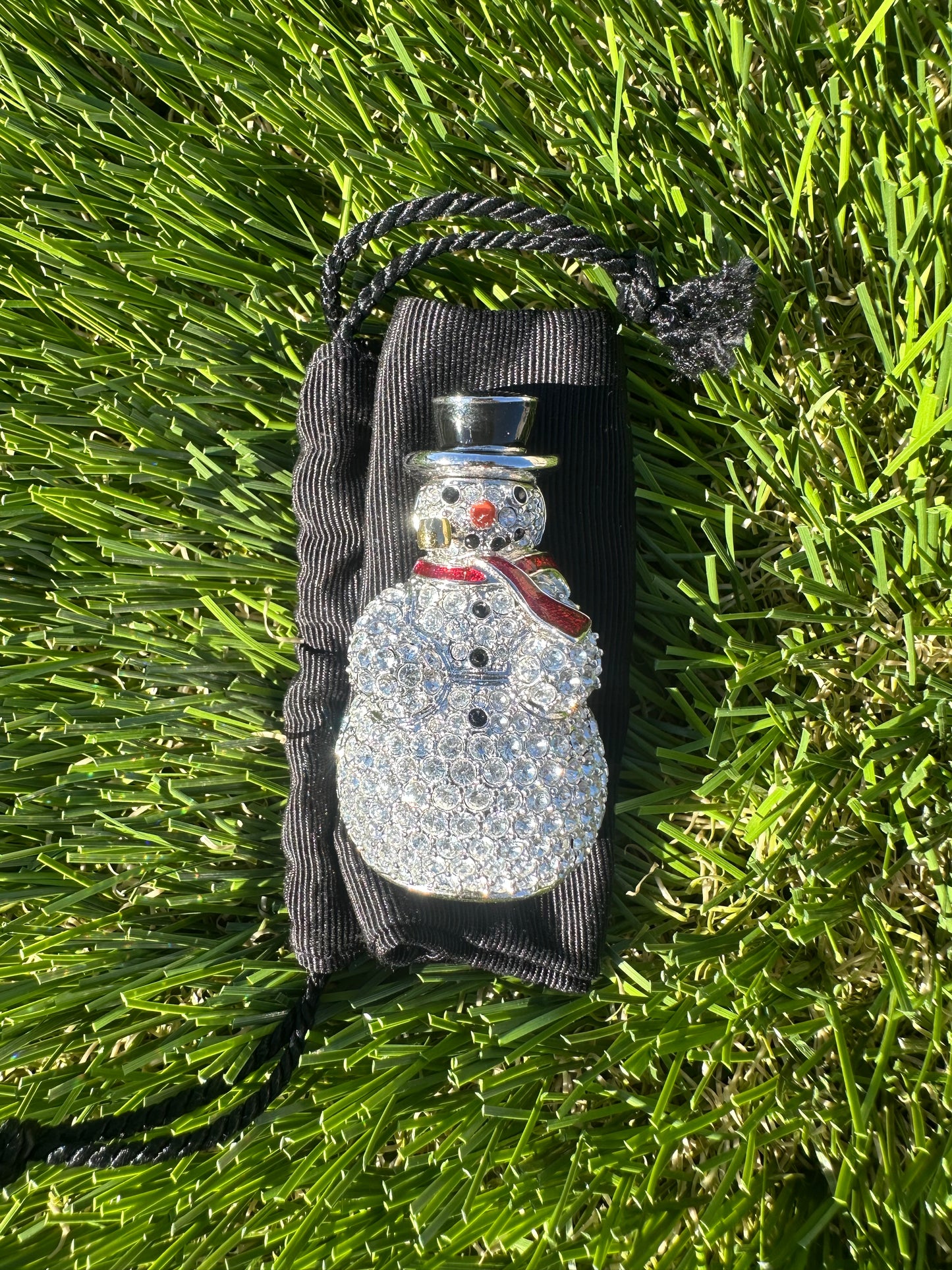 Estée Lauder Sparkling Snowman Compact Perfume Trinket